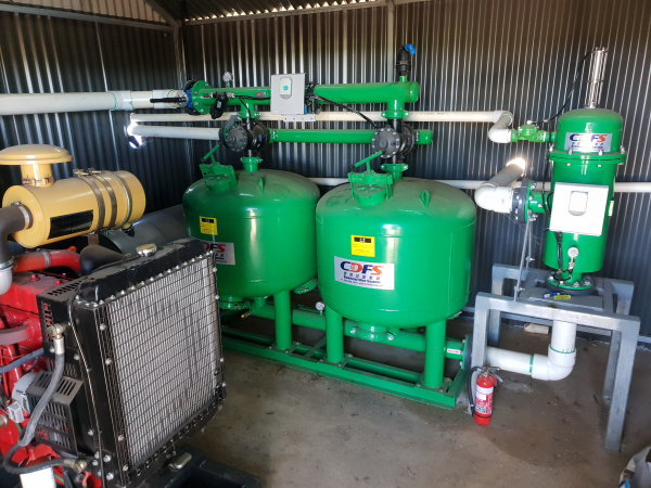 多靈自清洗過濾器應用現場